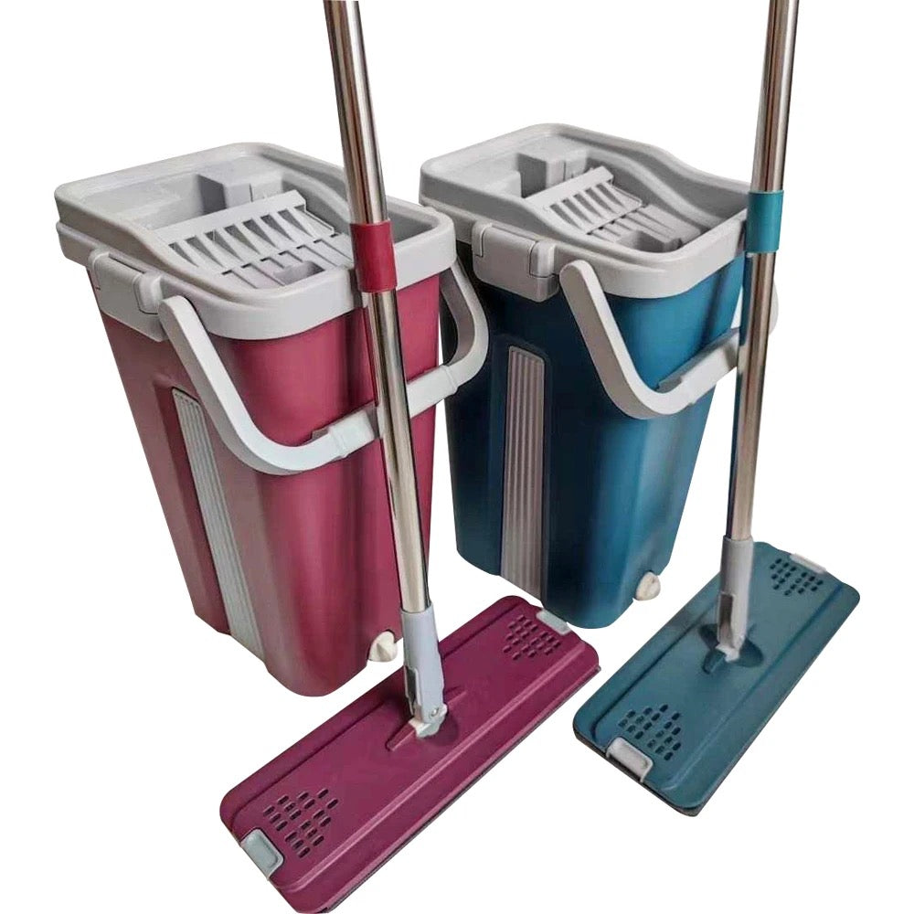 Microfiber flat mop with bucket TM MyGUL.co.uk