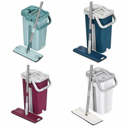 Microfiber flat mop with bucket TM MyGUL.co.uk