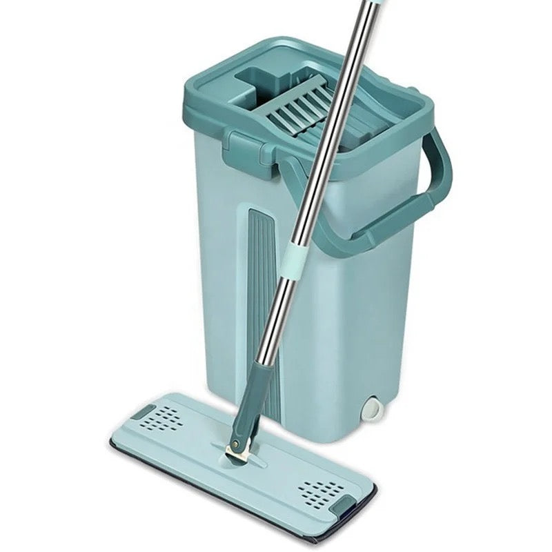 Microfiber flat mop with bucket TM MyGUL.co.uk