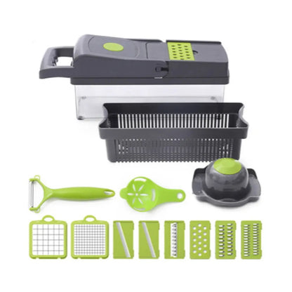 Manual spiral multifunctional vegetable shredder, Basket vegetable  TM MyGUL.co.uk