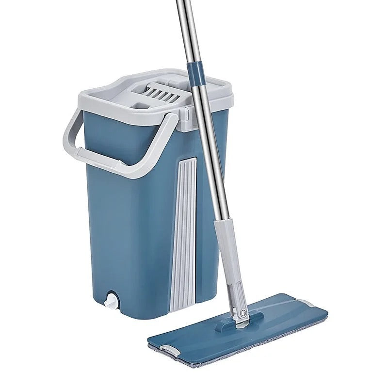 Microfiber flat mop with bucket TM MyGUL.co.uk