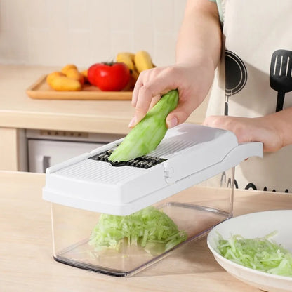 Manual spiral multifunctional vegetable shredder, Basket vegetable  TM MyGUL.co.uk