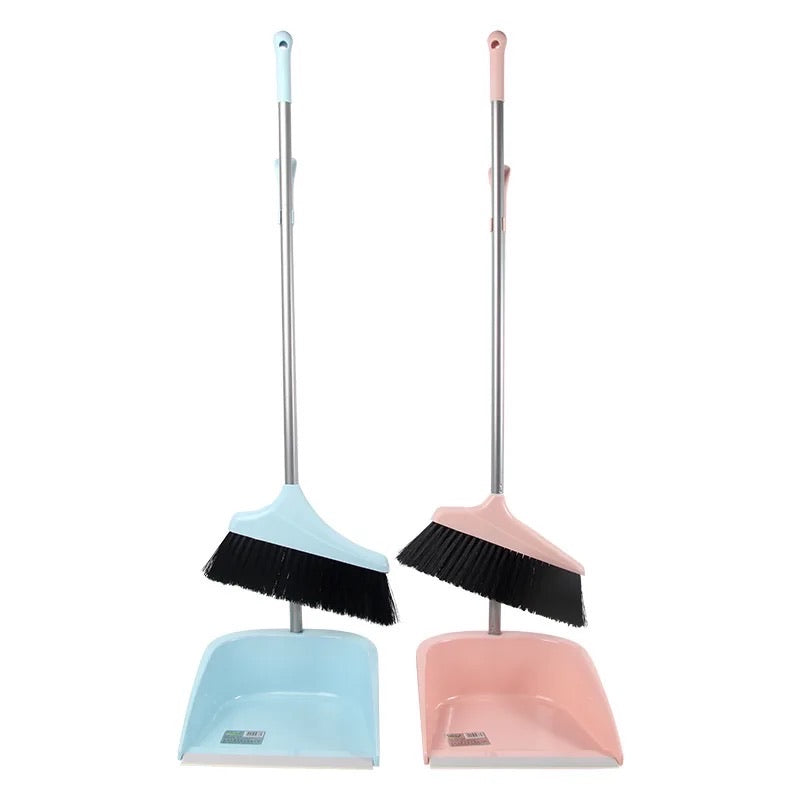 Scoop and Floor Brush Kitchen Handle Bristle Dustpan Foldable Floor