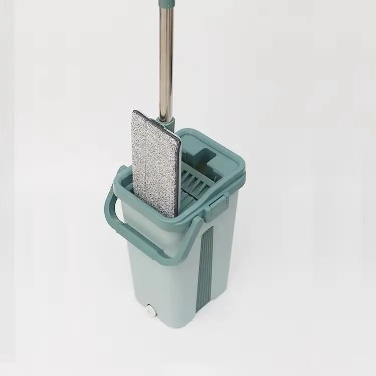 Microfiber flat mop with bucket TM MyGUL.co.uk