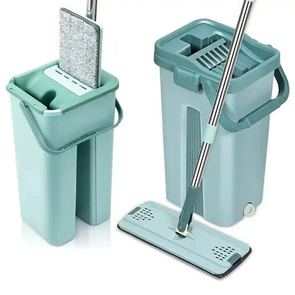 Microfiber flat mop with bucket TM MyGUL.co.uk