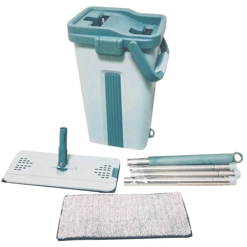 Microfiber flat mop with bucket TM MyGUL.co.uk