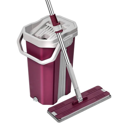 Microfiber flat mop with bucket TM MyGUL.co.uk