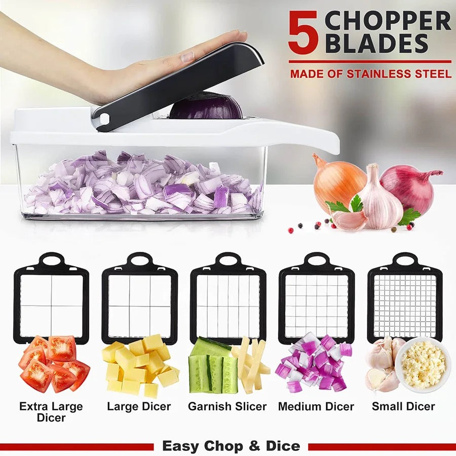 Manual spiral multifunctional vegetable shredder, Basket vegetable  TM MyGUL.co.uk