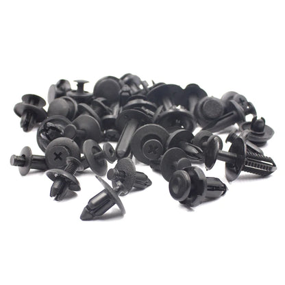 New Mixed Auto Bumper Wheel Eyebrow Fender Plastic Fastener Screw Rivet For All Cars Clip Set