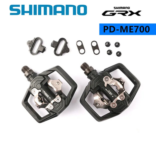 SHIMANO GRX PD ME700 SPD Trail Einstellbare Stabile Pedal Für Enduro MTB Mountainbike Fahrrad Schwarz Mit Breiter Oberfläche 11 Geschwindigkeit