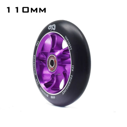 [100mm 110mm 120mm] Replacement Push/Kick/Stunt Scooter Wheels with Bearings & Bushings Scooter Parts Accessories 2pcs/set