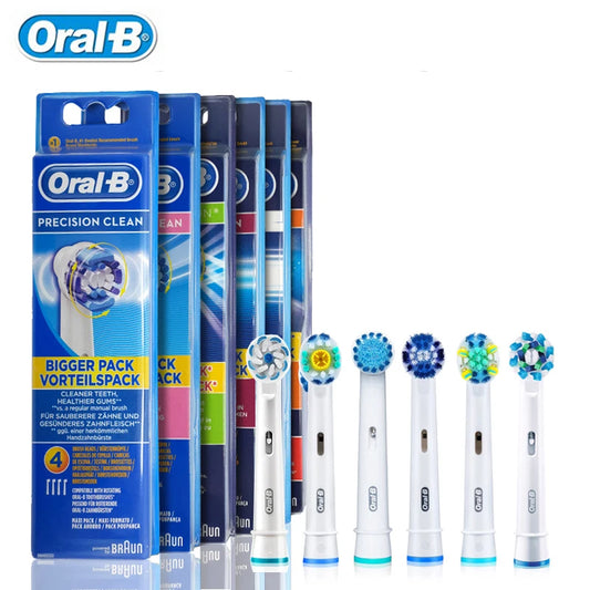 Original Oral B Replacement Brush Heads for Oral-B Rotating Electric Toothbrush Genuine Teeth Whitening Soft Bristle Refills