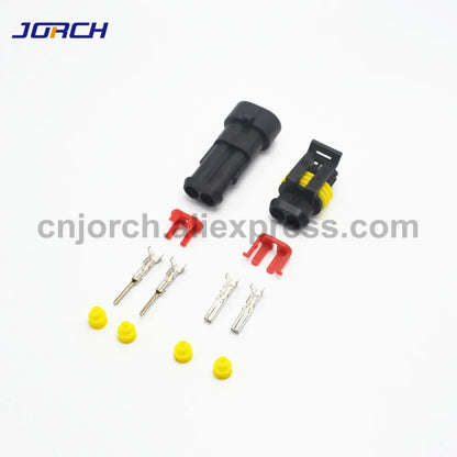 1 set 1/2/3/4/5/6 Pin Way AMP Tyco Super Sealed Automotive Wire Connector Electrical Plug Terminals for Cars