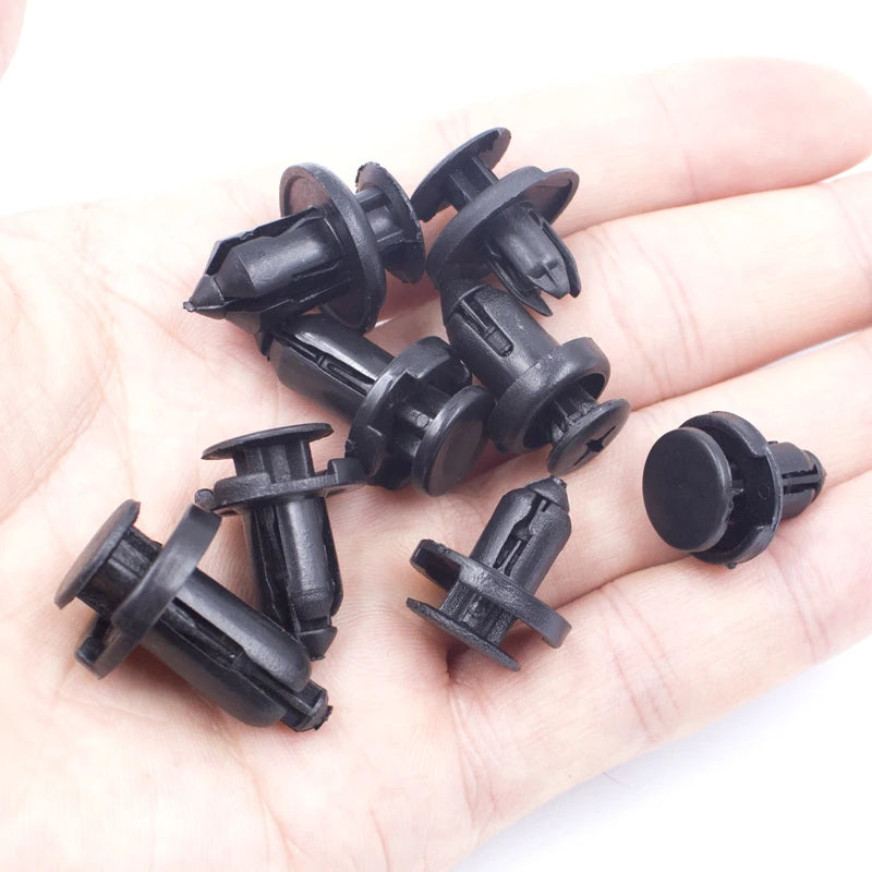 New Mixed Auto Bumper Wheel Eyebrow Fender Plastic Fastener Screw Rivet For All Cars Clip Set