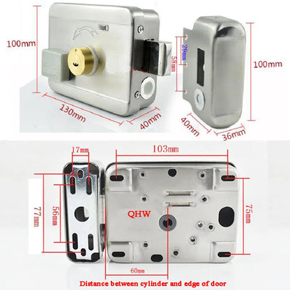 12V Access Control Smart Lock 125khz Or Wireless Remote Control Garage Door Lock Exit Button Security Lock Wifi Unlock AutoLock