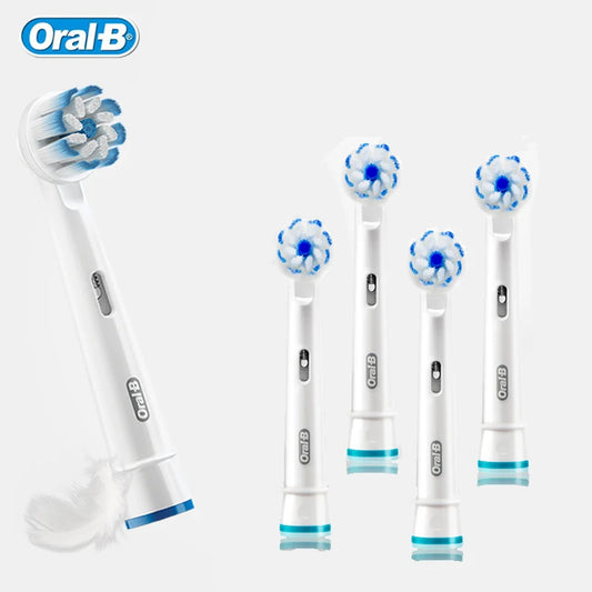 Replacement Electric Toothbrush Heads Super Soft Gum Protect Braun Oral-B Brush Heads Nozzle Stain Removal EB60 Deep Cleaning