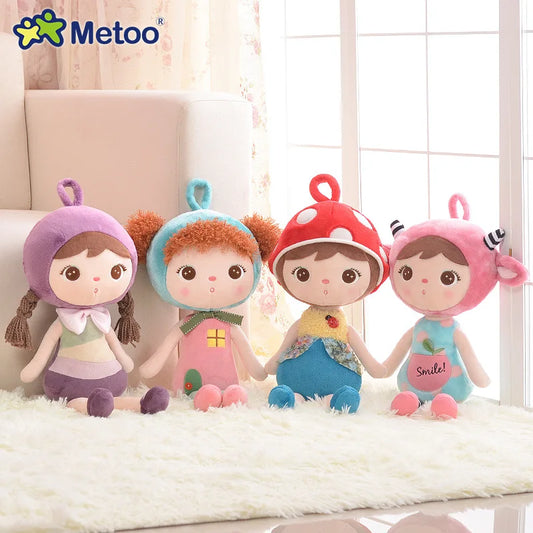 Metoo – poupée de dessin animé pour filles, jouets en peluche doux, animaux doux Kawaii pour enfants, cadeau de noël et d'anniversaire