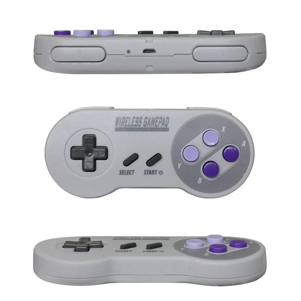 1Pcs of 2.4GHz Wireless Gamepad Controller for Super Nintendo NES & SNES classic mini Wireless Console controller joystick games