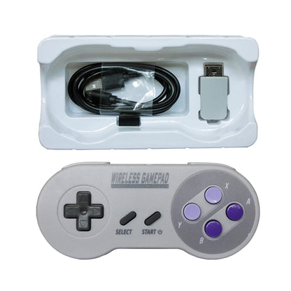 1Pcs of 2.4GHz Wireless Gamepad Controller for Super Nintendo NES & SNES classic mini Wireless Console controller joystick games