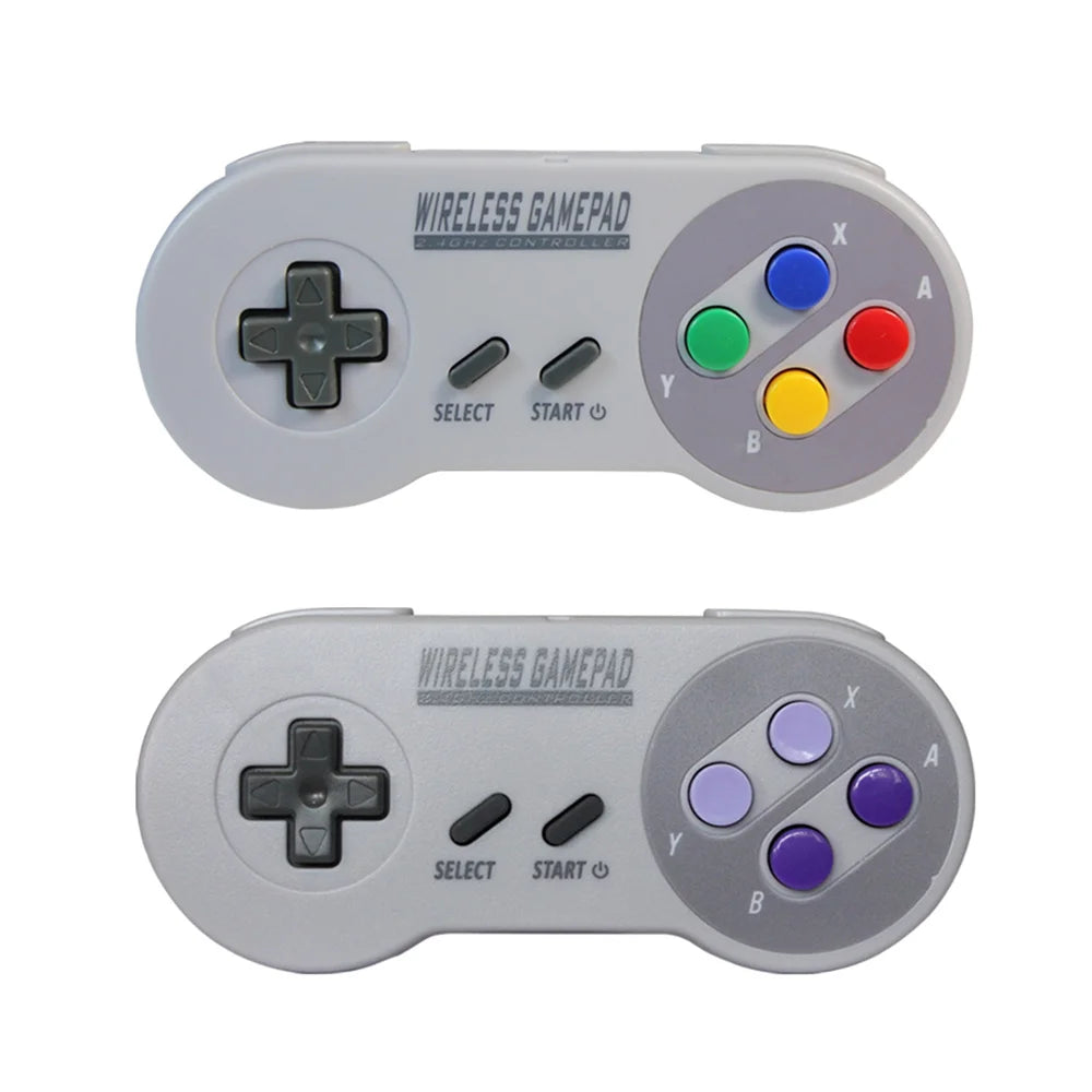 1Pcs of 2.4GHz Wireless Gamepad Controller for Super Nintendo NES & SNES classic mini Wireless Console controller joystick games