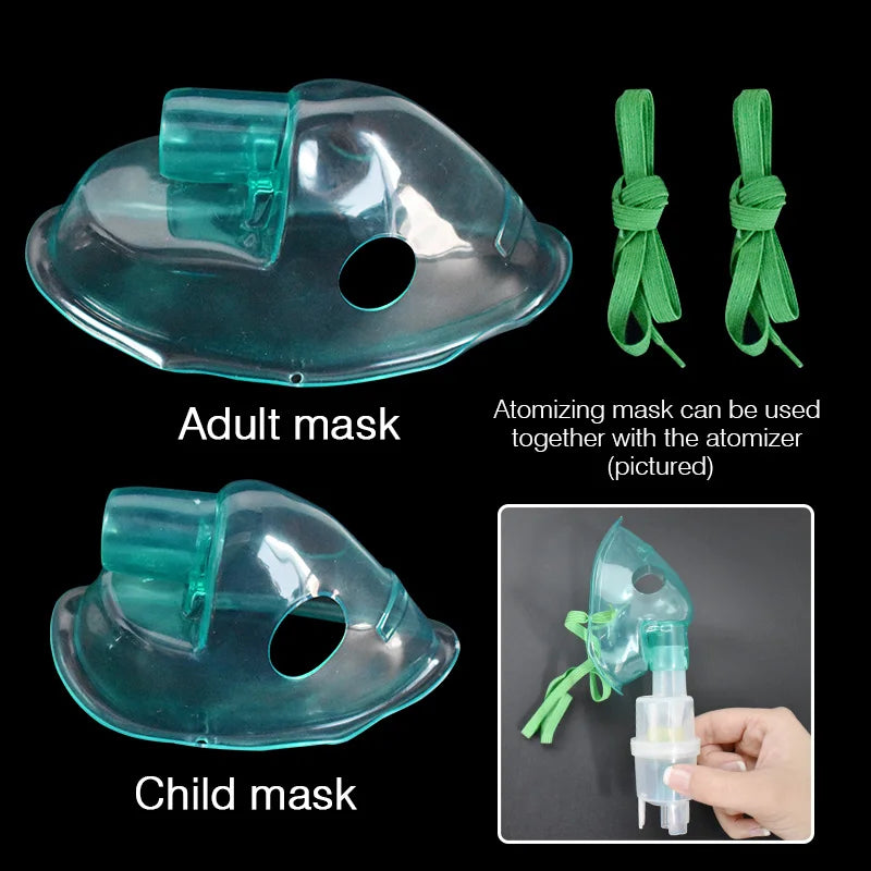 Inhaler Set Soft Tube Inhaler Catheter Nebulizer Cup Adult Kid Mask Filters Family Medical Air Compressor Nebulizer Accessories