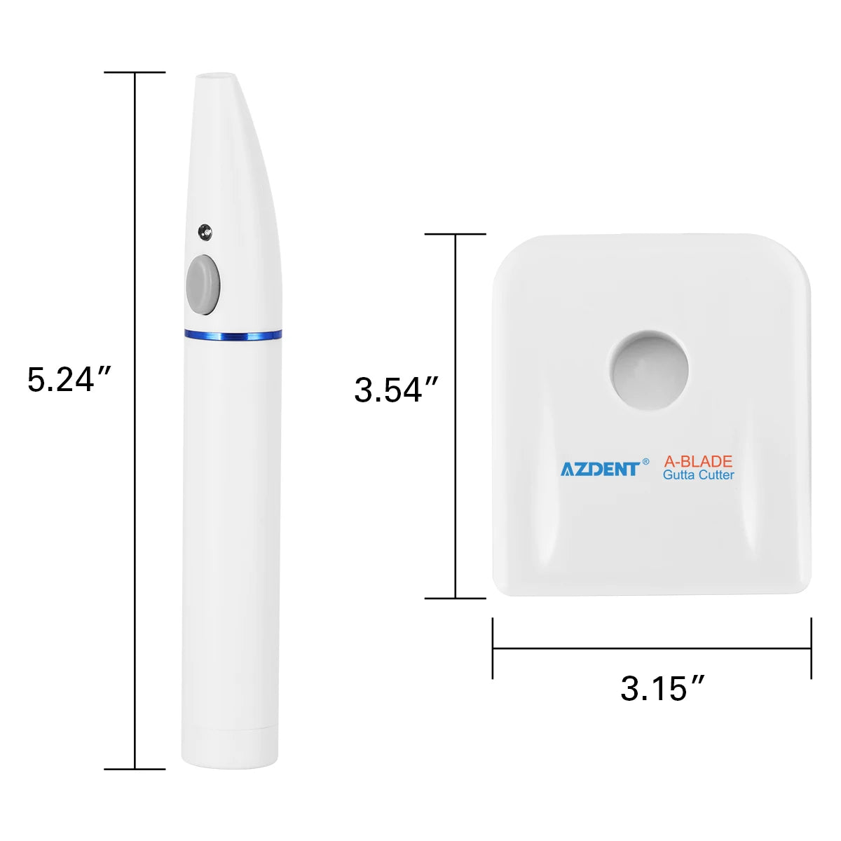 AZDENT Dental Endo Gutta Teeth Whitening Oral Hygiene Dental Equipment Tooth Gum Cutter Dental Cutta Percha with 4 Tips