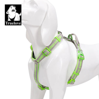 Truelove Pet Harness No Pull Tactical Service Pet Lift Breathable Mesh Reflective Sport Padded Dog Harness Vest TLH6172