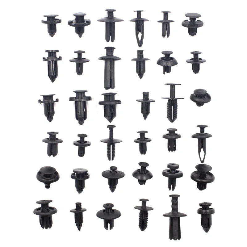 New Mixed Auto Bumper Wheel Eyebrow Fender Plastic Fastener Screw Rivet For All Cars Clip Set