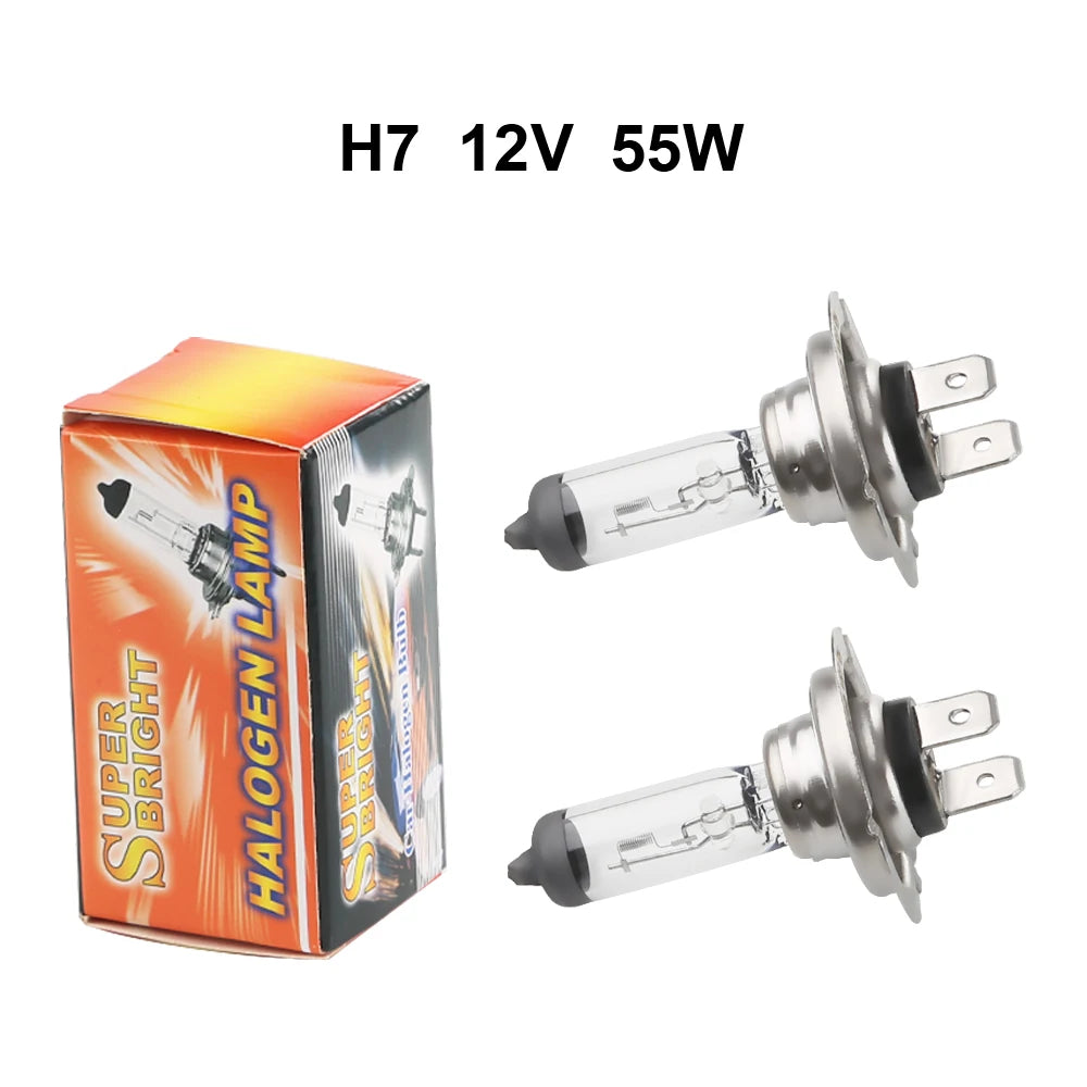 2PCS H7 12V 55W Halogen Car Light Bulb Lamp Cars Light Bulbs 4300k 6000k Factory Price Car Styling Parking Lights Accessories