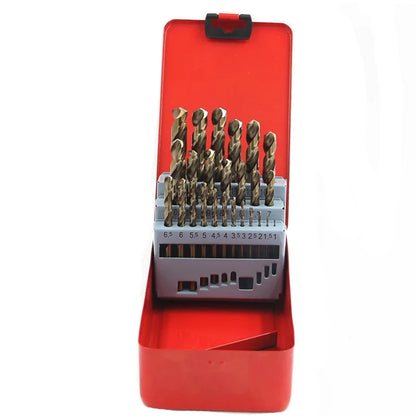 M35 Cobalt Metal Drill Straight Shank Twist Drill Bit Set HSS-Co Hole Opener Tool For Stainless Steel Metal Iron Woodworking