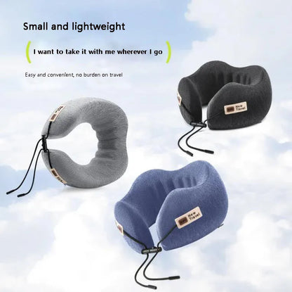 U Shaped Memory Foam Neck Pillows Soft Slow Rebound Space Travel Pillow Sleeping Airplane Car Pillow Cervical Healthcare Supply