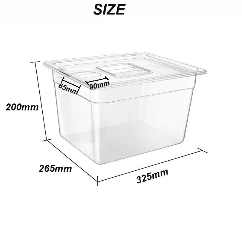 11L Container For Sous Vide Cooker Machine，Container only,