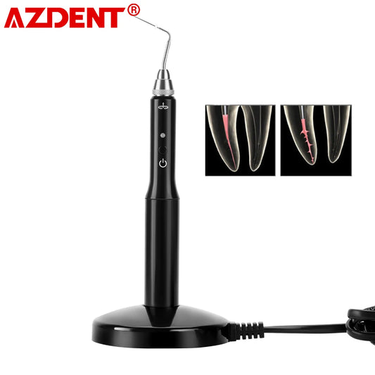 AZDENT – système d'obturation dentaire sans fil, Gutta Percha, stylo chauffant Endo, 2 embouts de laboratoire, chauffage rapide en 3 secondes, outils de racines endodontiques