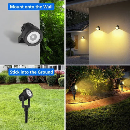 Newest 3000K/6000K/RGB Solar LED Light Outdoor Solar Spotlight Solar Garden Light Outdoor IP65 Waterproof Lawn Lamp Wall Light