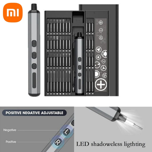 Xiaomi 68 in 1 Akku-Schraubendreher-Set Präzisions-Magnetschraubendreher-Bits mit LED-Heimreparaturwerkzeugen