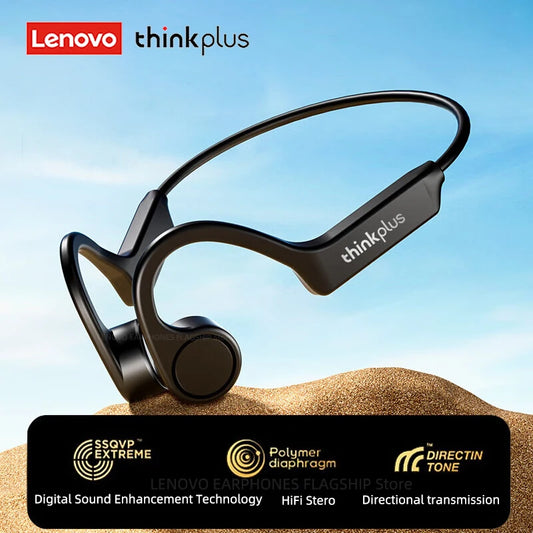 Lenovo – écouteurs à Conduction osseuse X3 Pro X4 X5, casque d'écoute sans fil Bluetooth 5.3 Hifi avec crochet d'oreille, avec micro, pour Sport, Original, X7