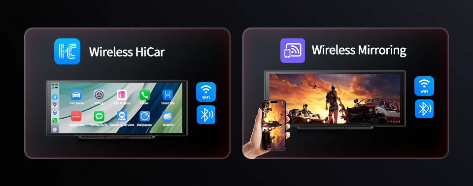 Imagebon M70 11.4" 4G Android 14 8+128G Dashcam 8 Core Wireless CarPlay & Android Auto Split Screen Remote Monitoring Car DVR
