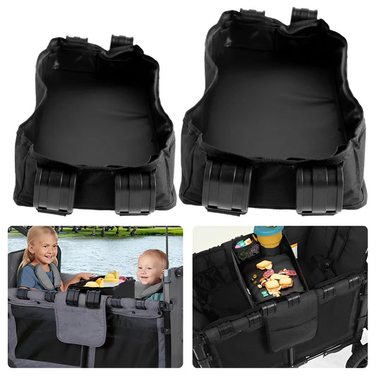 Kinderwagen-Tablett, wasserdicht, für Kinderwagen, Snacks, Auffangbehälter, Esstisch, Tablett, kompatibel mit Kinderwagen-Zubehör der Serien W1, W2 und W4