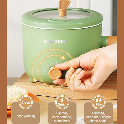 Multifunction Cooker Household Mini Rice Cooker Electric Cooking Pots Non-stick Pan for Kitchen Portable multi cooker 1-2 people