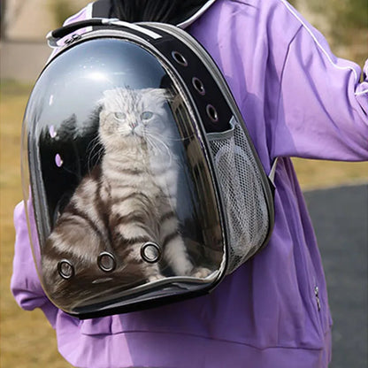 High Quality Travel Portable Transport Bag Space Capsule Transparent Bubble Expandable Pet Backpack Carrier For Cat Dog