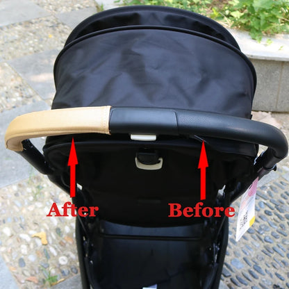 Baby Stroller Handle Cover For Bugaboo Butterfly Pu Protective Case Handle Wheelchairs Strollers Accessories