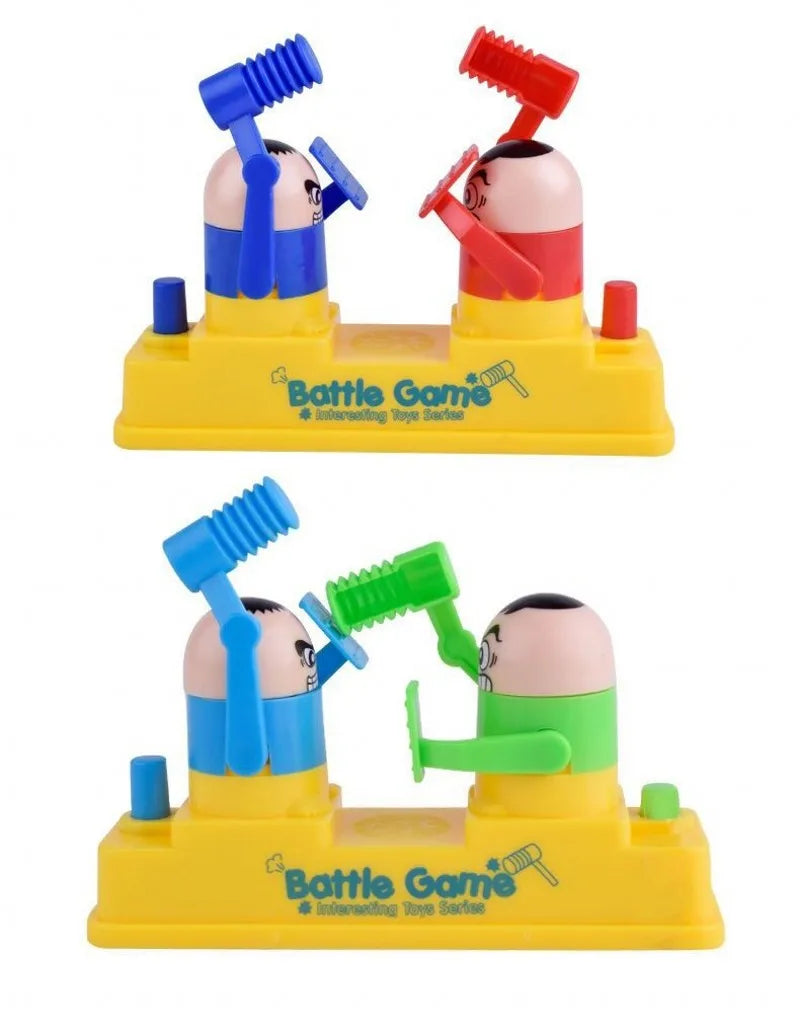 Parent Child Hammering Contest Battle Fight Game Toy For Family Two-player Battle Toy Stress Relieve Novelty Fun Table Game Toys