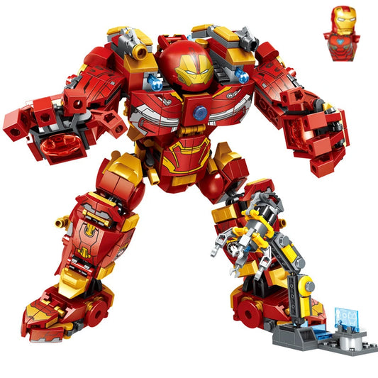 76274 The Super Hulkbuster The Battle of Wakanda Building Block Set Classic hero Movie Model Bricks Children Toy Gift