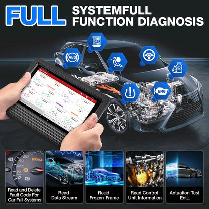 Launch X431 PRO V5.0 Automotive Diagnostic tools Full System ECU Coding Active test 37+ Service FCA CANFD DOIP OBD2 scanner