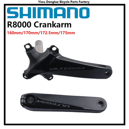 SHIMANO ULTEGRA R8000 Crankarm Left Side Or Right Side Crankarm For Road Bike 165mm 170mm 172.5mm 175mm Original Shimano