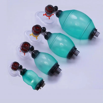 Artificial Resuscitator Emergency Ambu Bag Manual Resuscitator for First Aid Manual PVC Adult/Child Resuscitation Ambu Bags