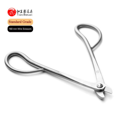 Standard bonsai tools 160 mm wire scissors integrally forged with 3Cr13 alloy steel