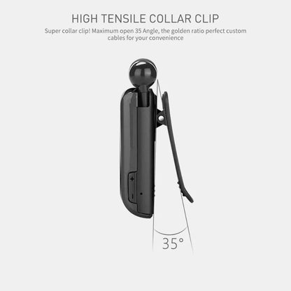 Fineblue F920 Wireless Earphone In Lotus Bluetooth 5.0 Headset Handsfree Headphone Collar Clip Handsfree Single Ear Vibration