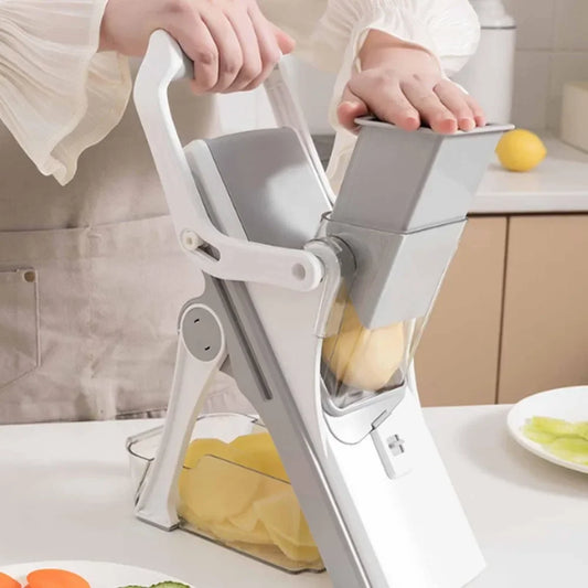 Manual multifunctional household grater, household vegetable cutting tool, multiple blades can be switched at will