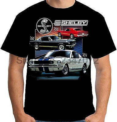 Herren T-Shirt Lizenziertes Shelby Cars Muscle GT350 Marken-T-Shirt Neues Baumwoll-T-Shirt